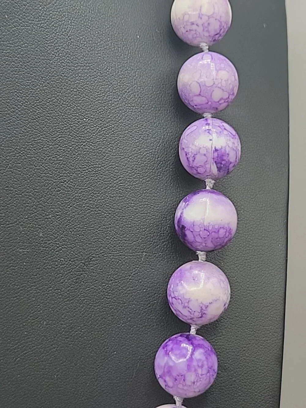 Vintage Newhouse Purple Moonglow Lucite Beaded 25